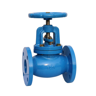 Cast Iron Globe Valve Flange JIS 10K Straight 