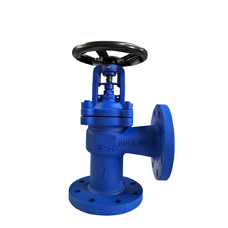 Bellow Seal Angle Globe Valve Cast Steel Pn40
