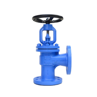 Angle Globe Valve Din3202 Flange Wcb PN40 